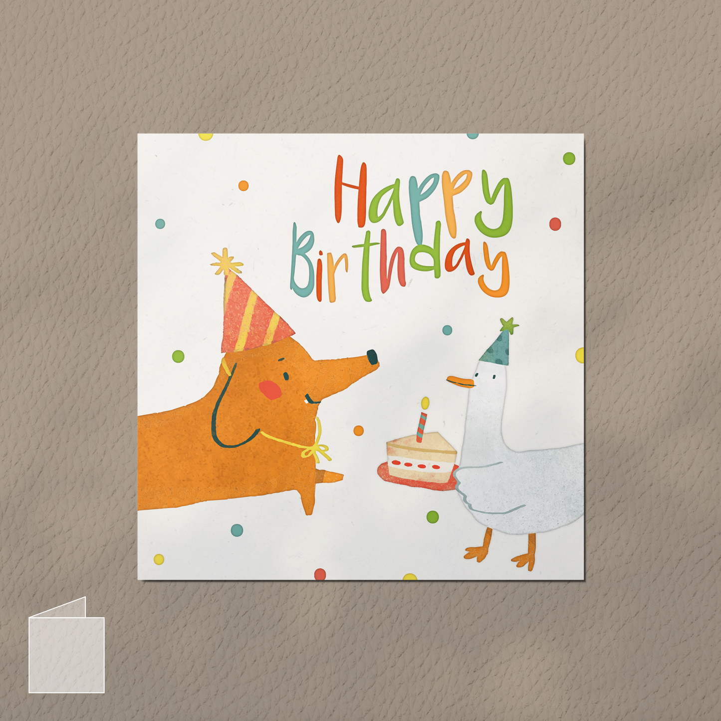 Karte Happy Birthday Dackel - "Lukas"