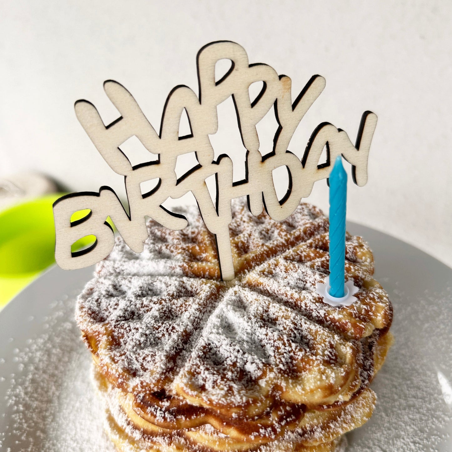 Cake Topper Happy Birthday - "Jonas"