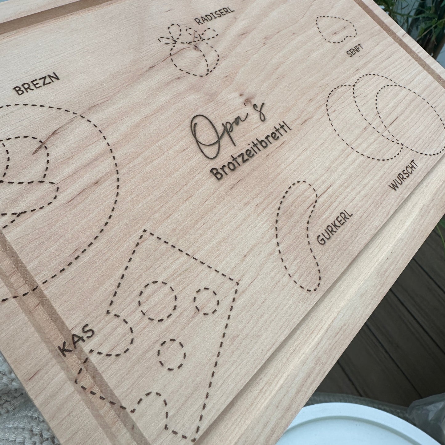 B-WARE • Brotzeitbrett Opa Bayerisch