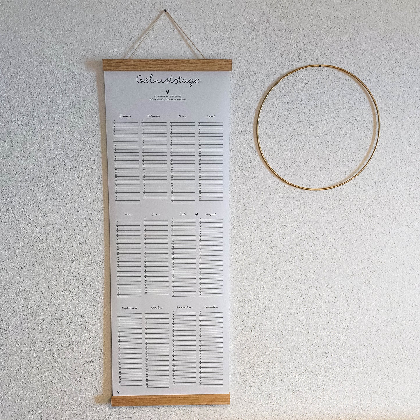B-WARE • Kalender Geburtstage - "Mona"