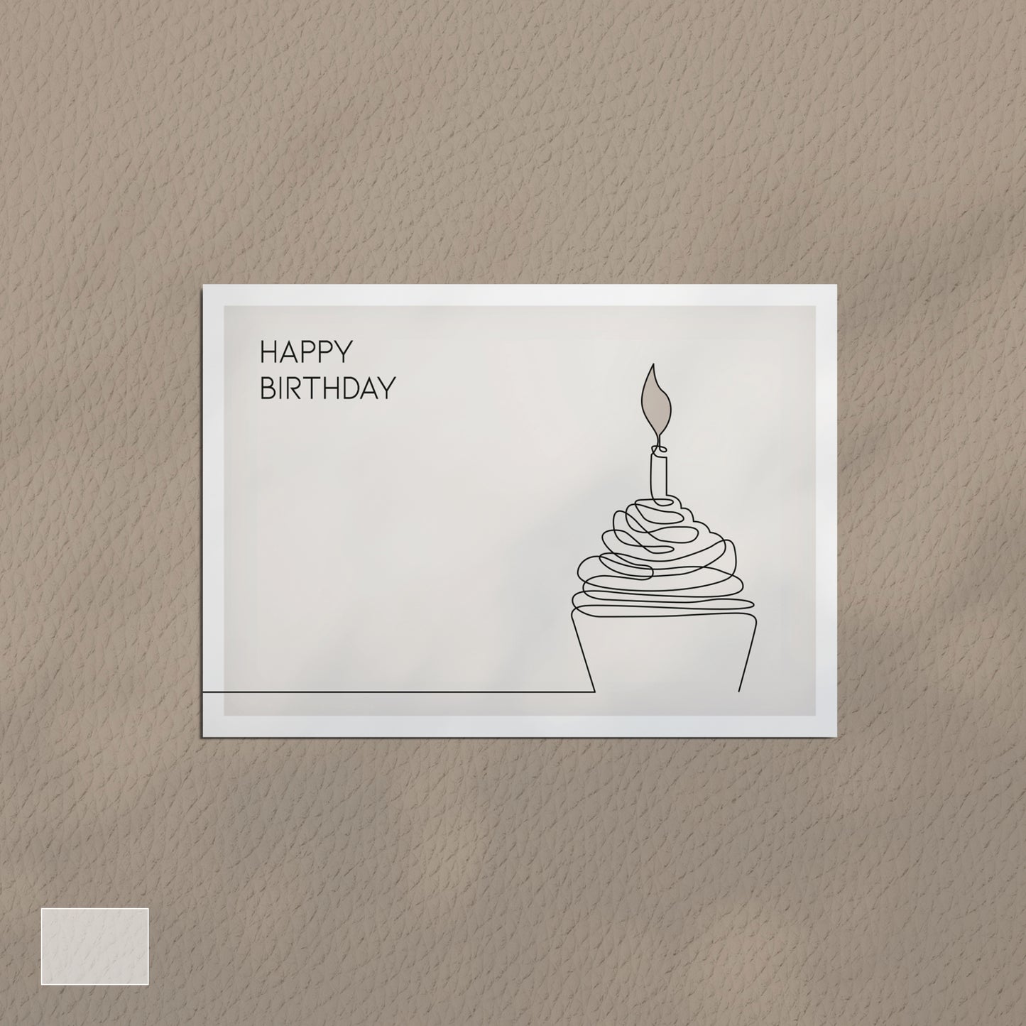 Karte Geburtstag • Muffin - "Linda"