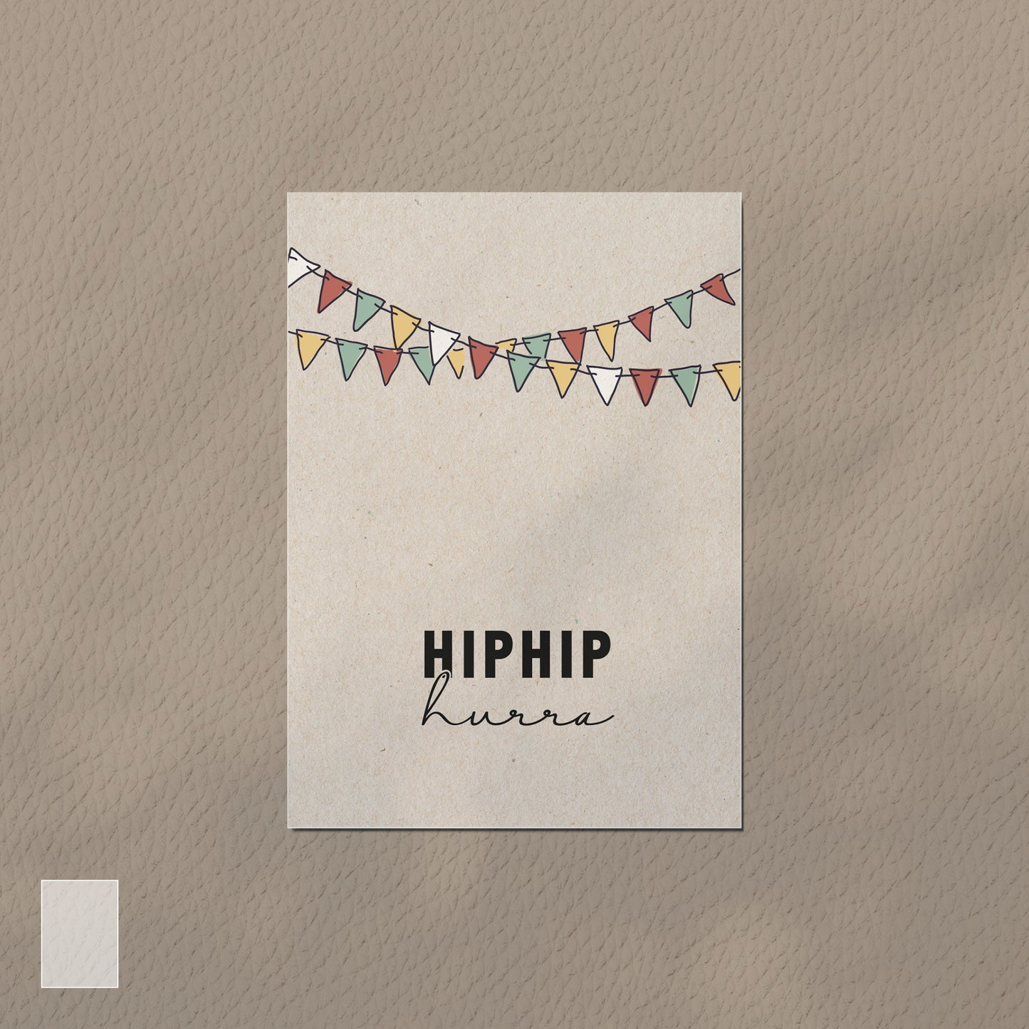 Karte Hip Hip Hurra - "Emma"