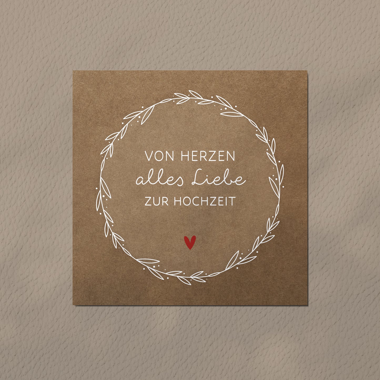 Klappkarte Hochzeit - "Lydia"