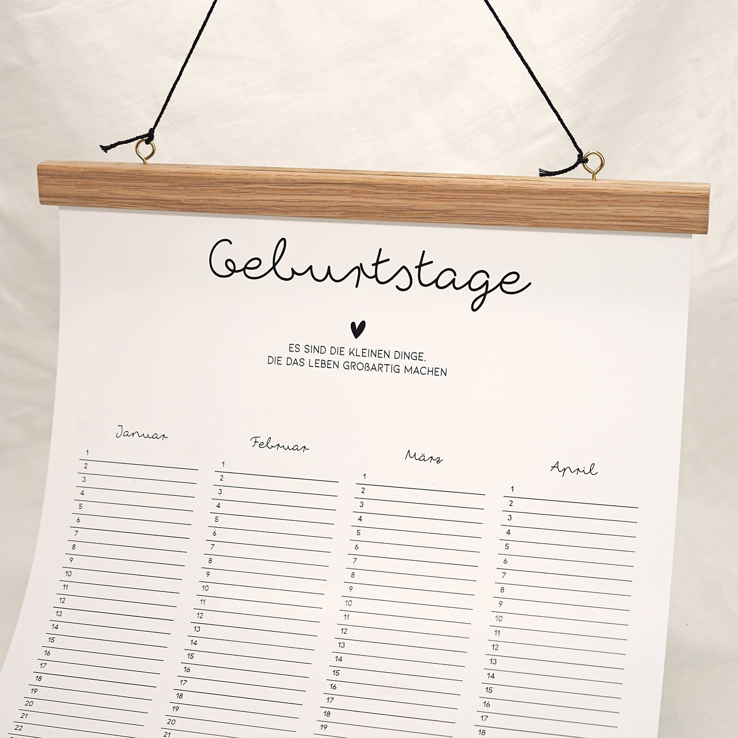 B-WARE • Kalender Geburtstage - "Mona"