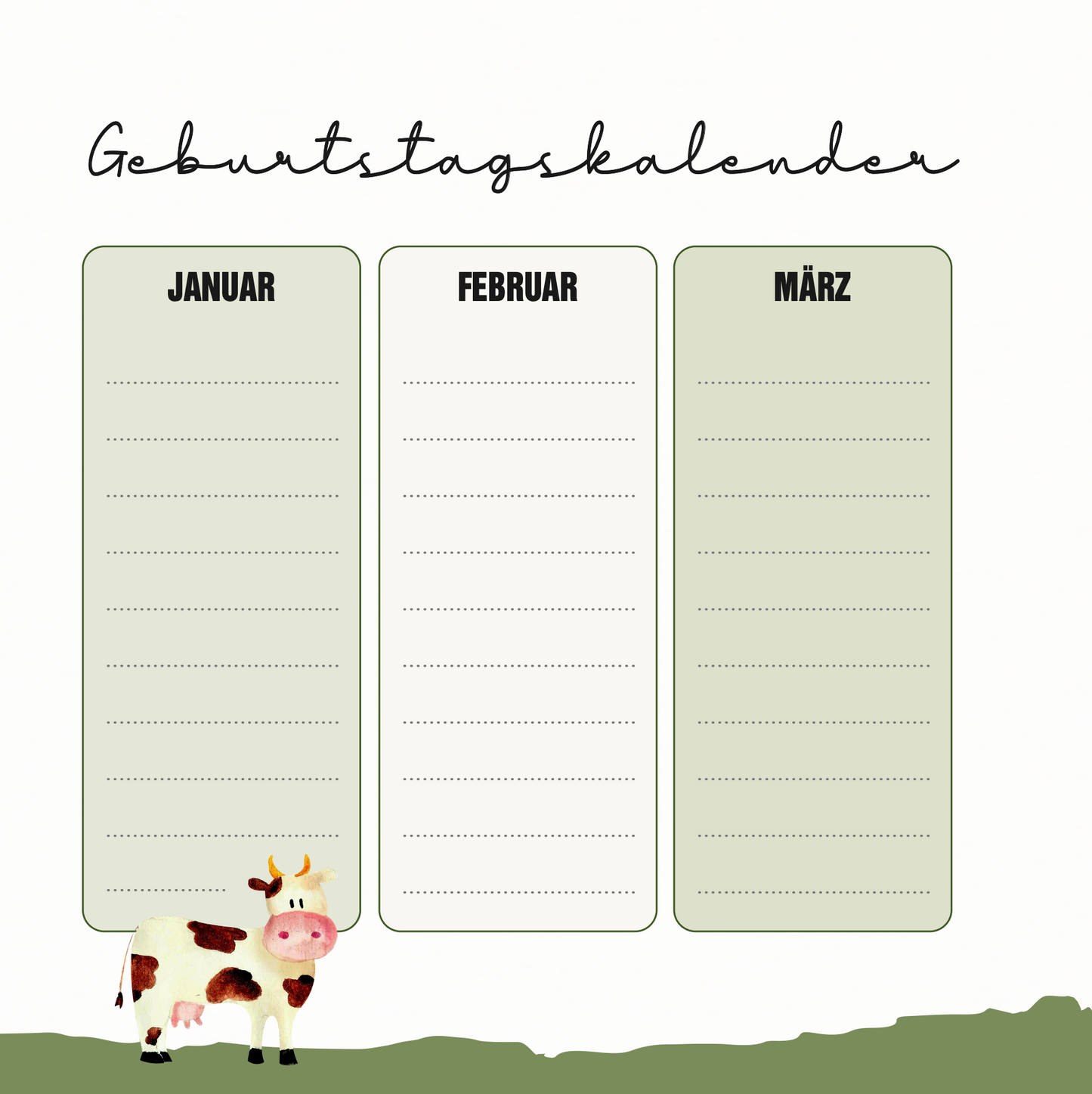 Freundebuch Bauernhof - "Silke"