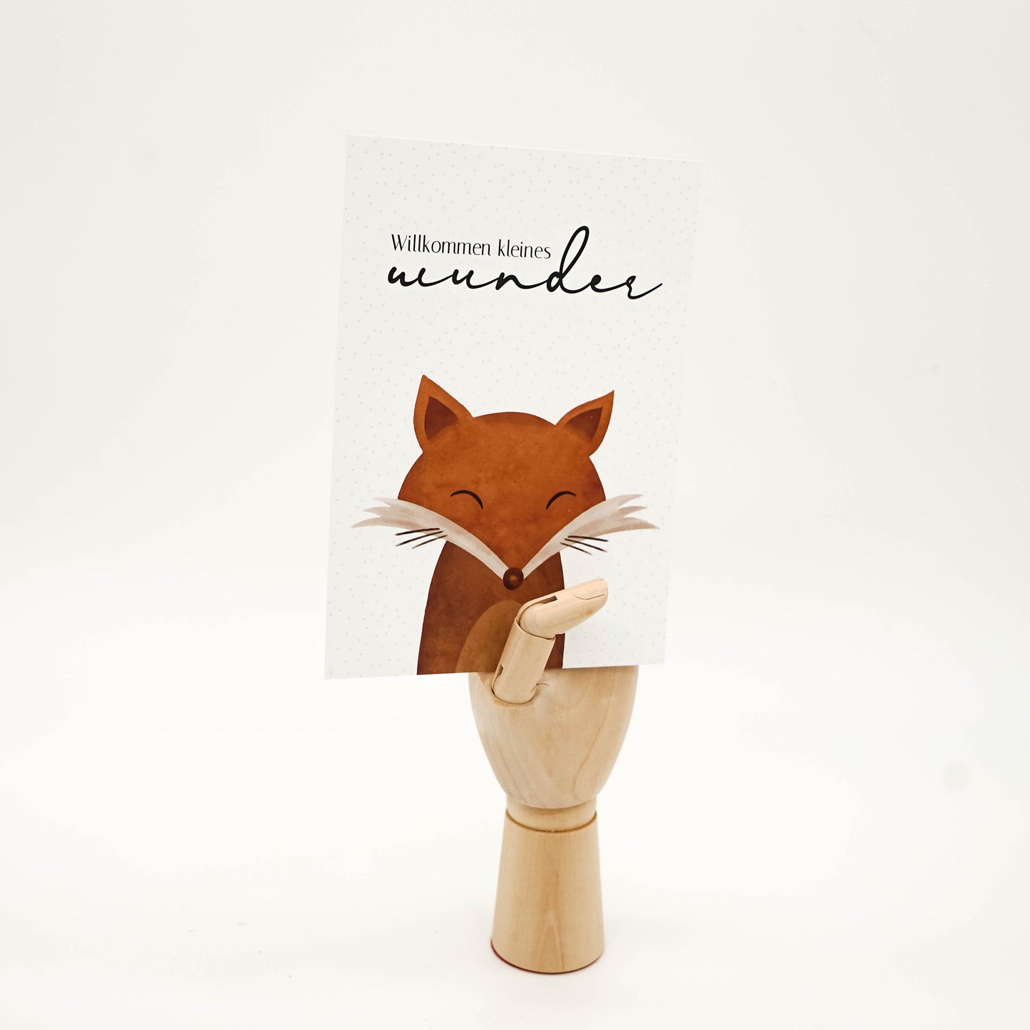 Karte Geburt Fuchs - "Diana"