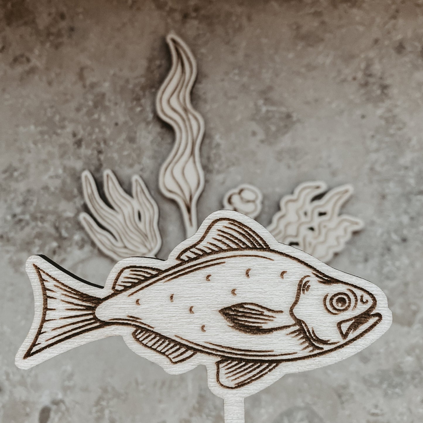 Cake-Topper 6er-Set • Fische - "Fred"