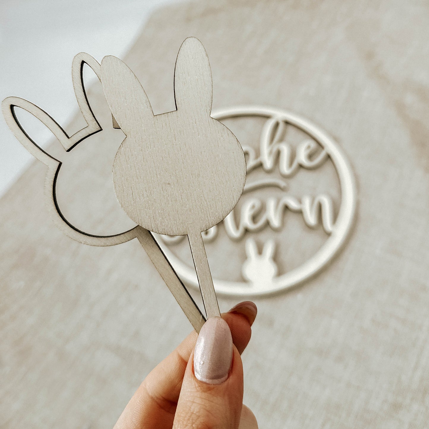 Cake-Topper 2erSet• Hase - "Sylvie"