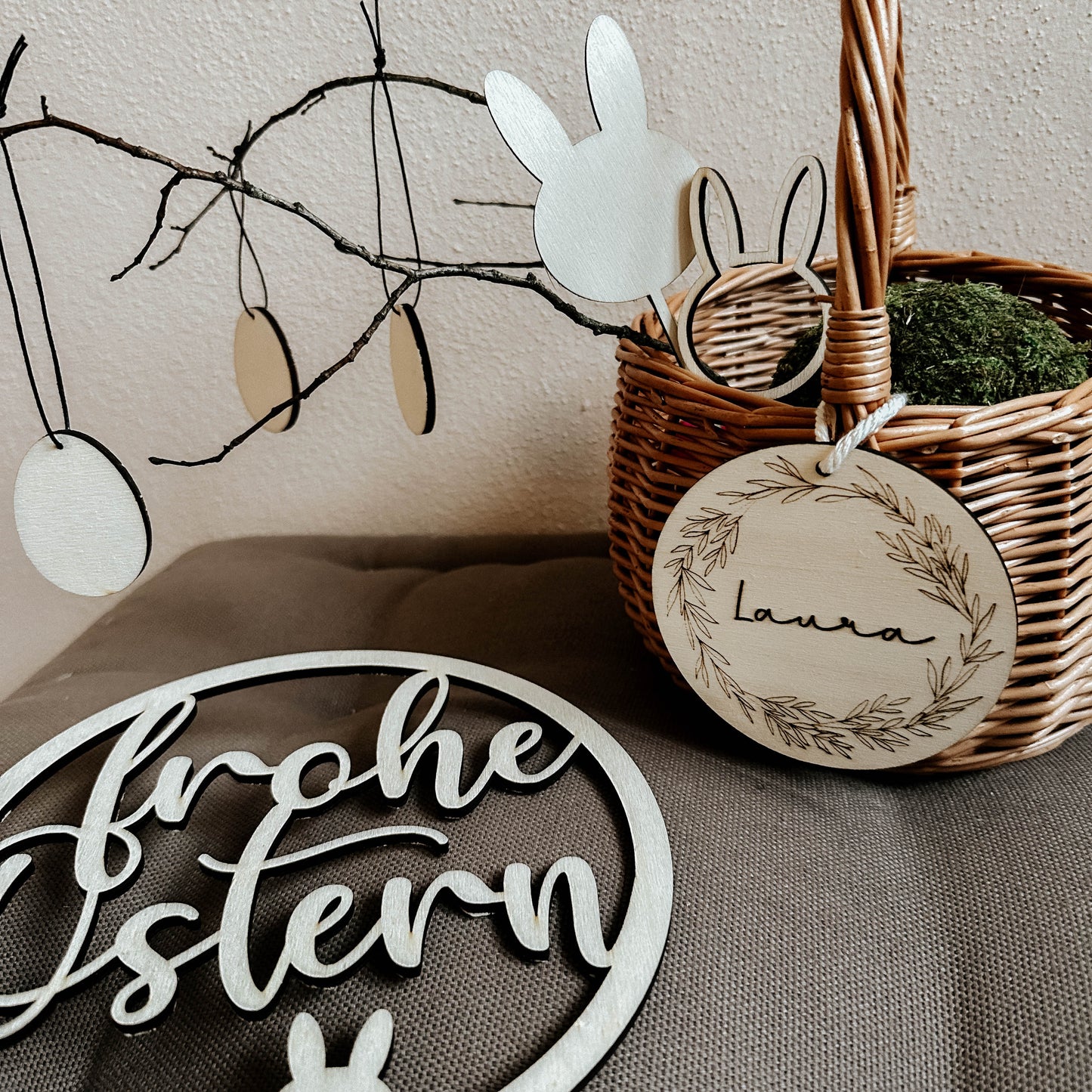 Tür-/Dekokranz Ostern - "Uta"