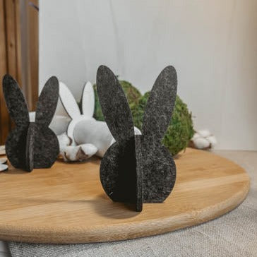 Deko 6er Set Hase aus Filz - "Tara"