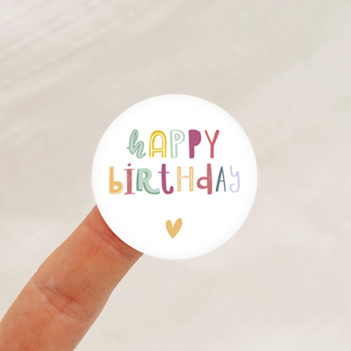Aufkleber Happy Birthday - "Julia"