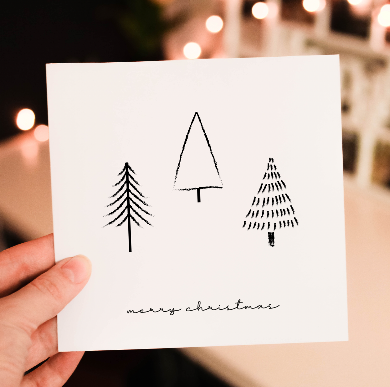 Karte • Weihnachtsbäume - "Heike"