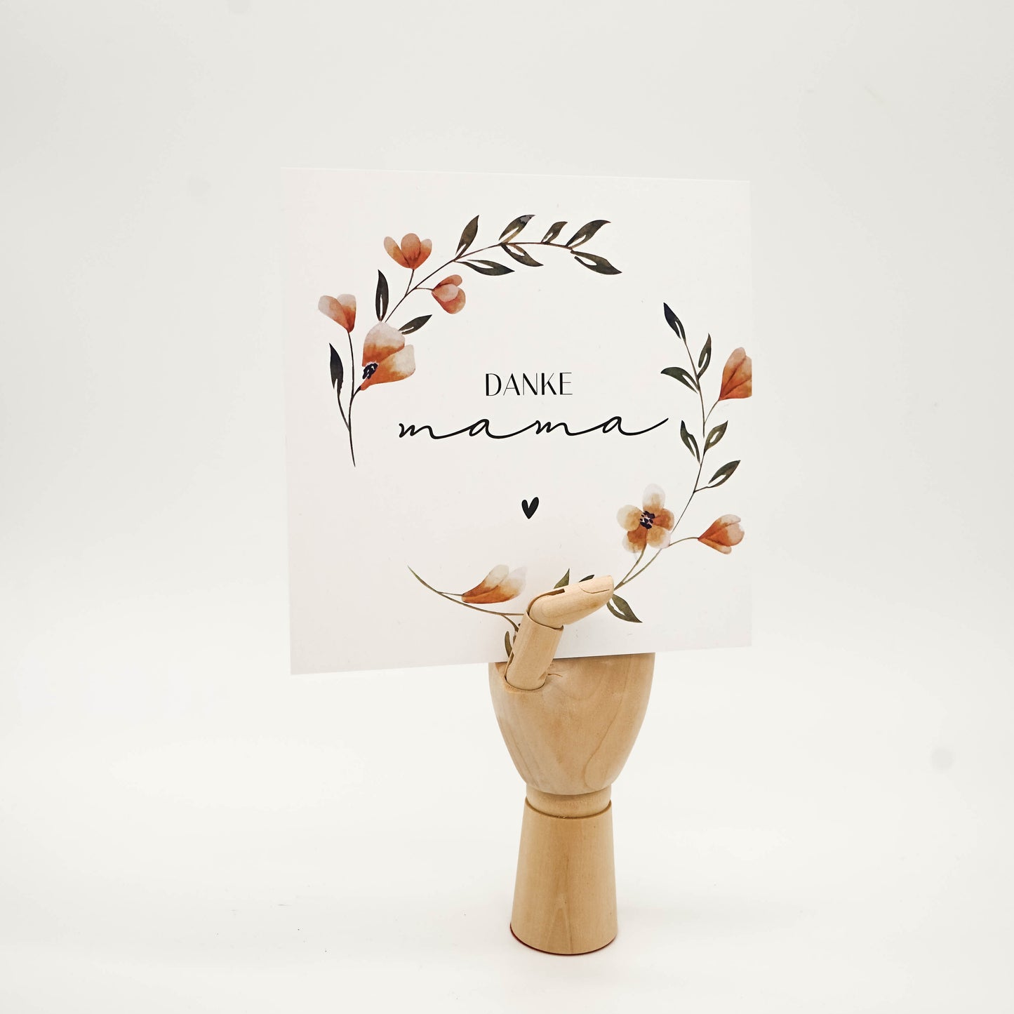 Karte Danke Mama - "Kerstin"