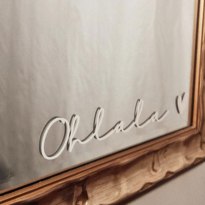 Spiegelaufkleber Ohlala - Lotta – sewseydesign