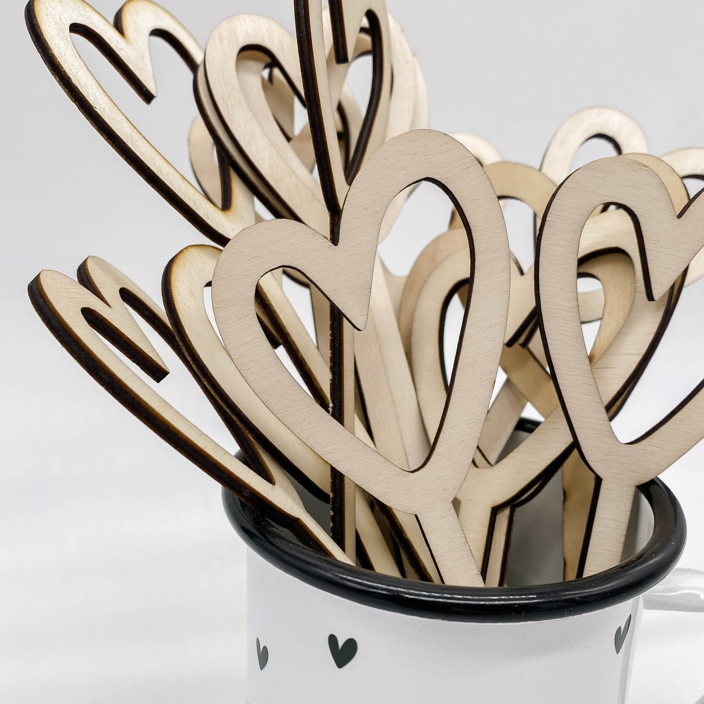 Cake Topper Herz • 2er Set - "Maite"