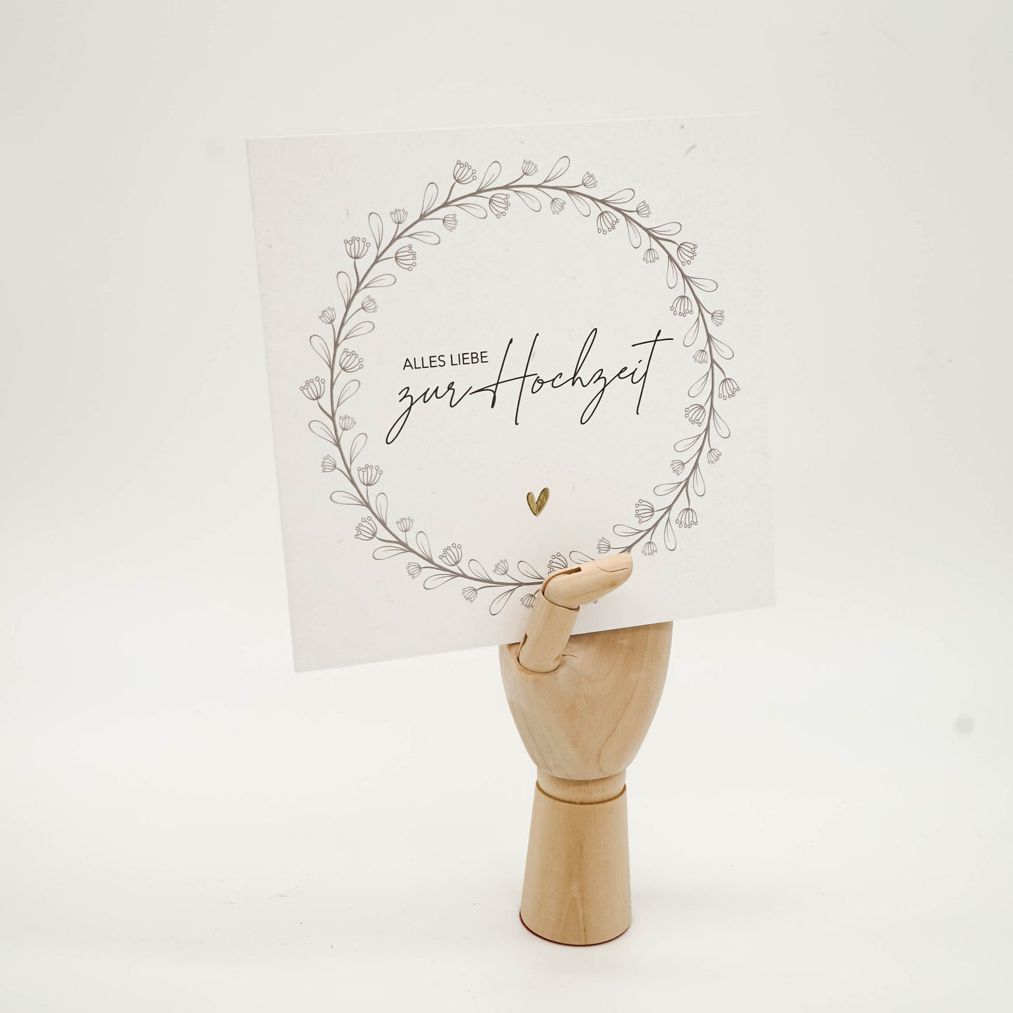Klappkarte Hochzeit - "Tina"