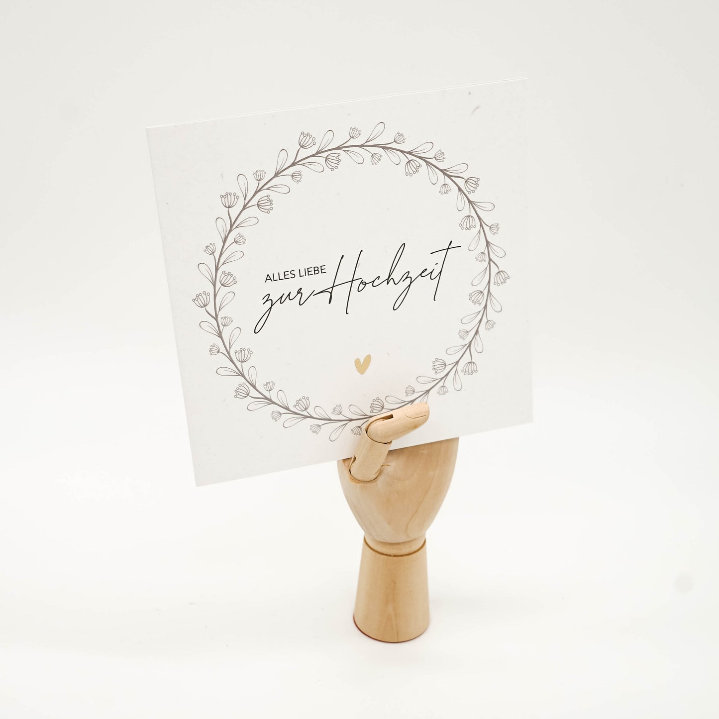 Klappkarte Hochzeit - "Tina"