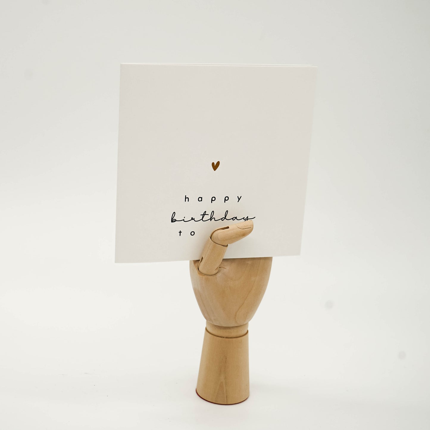 Klappkarte • Happy Birthday • 12x12 cm • mit Kuvert innen - "Valerie"