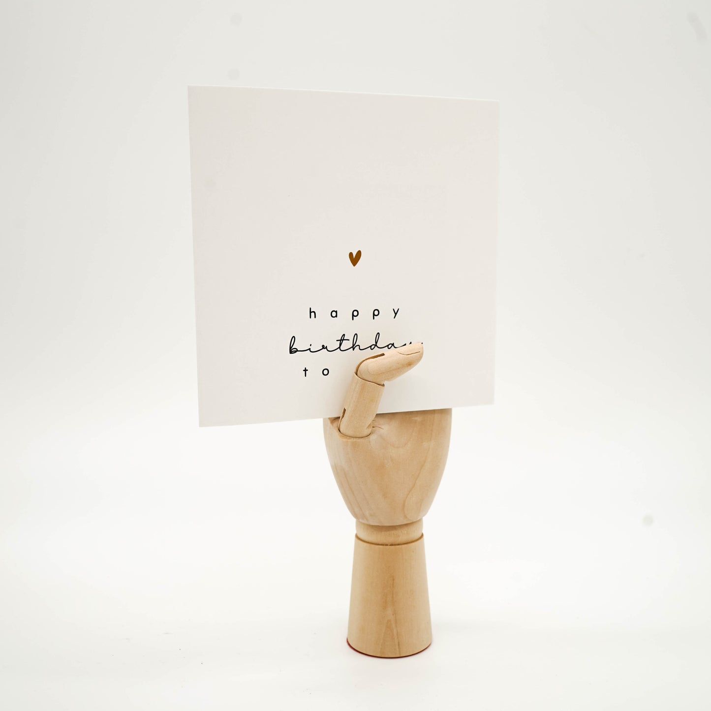 Klappkarte • Happy Birthday • 12x12 cm • mit Kuvert innen - "Valerie"