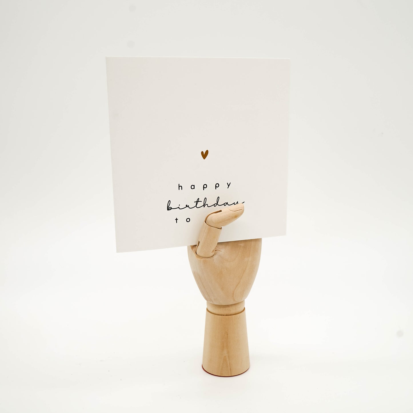 Klappkarte • Happy Birthday • 12x12 cm • mit Kuvert innen - "Valerie"