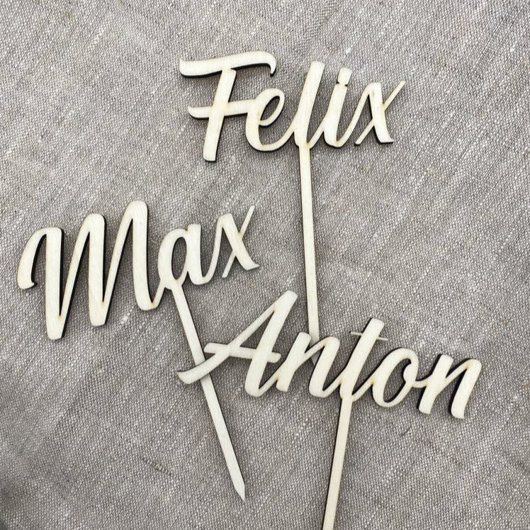 Cake Topper Name personalisierbar - "Felix"