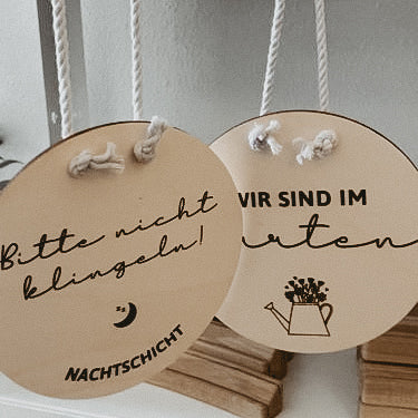 Türhänger • Wir sind im Garten - "Denise"