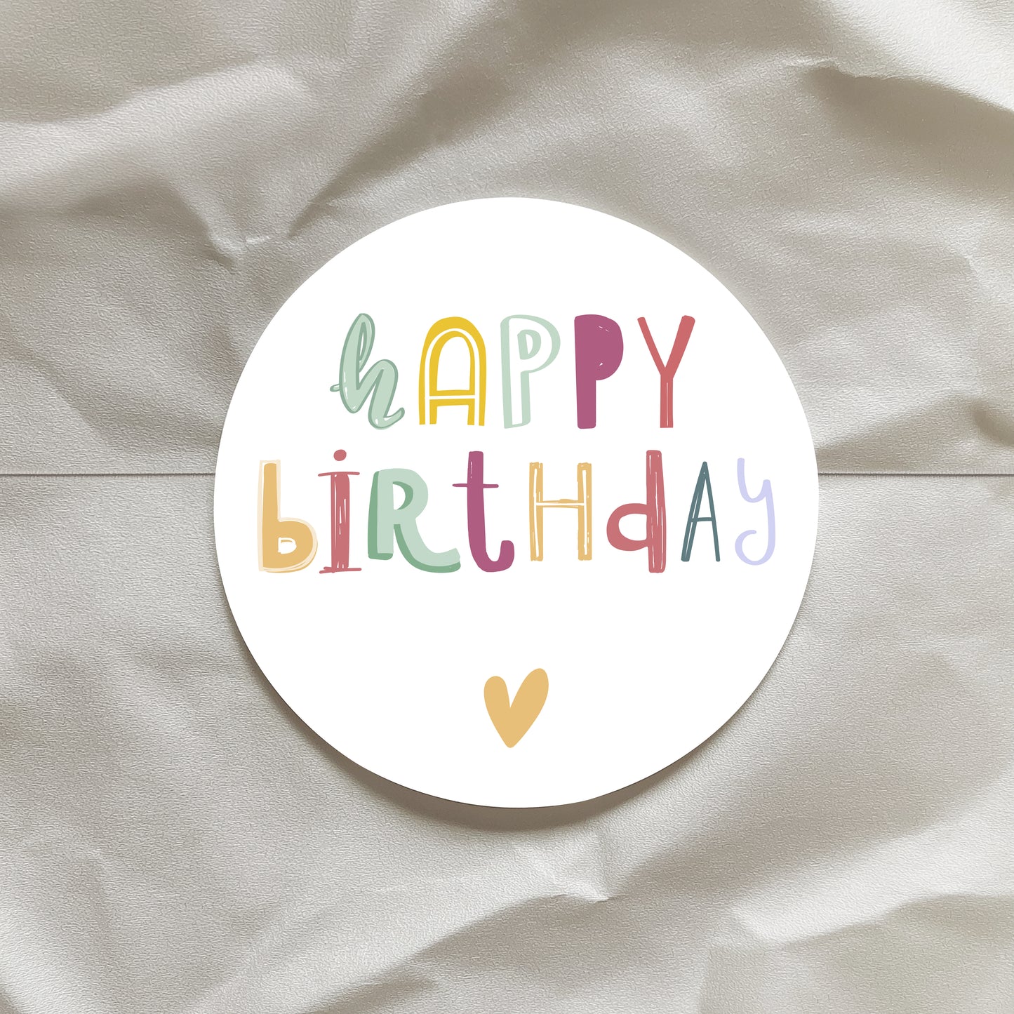 Aufkleber Happy Birthday - "Julia"