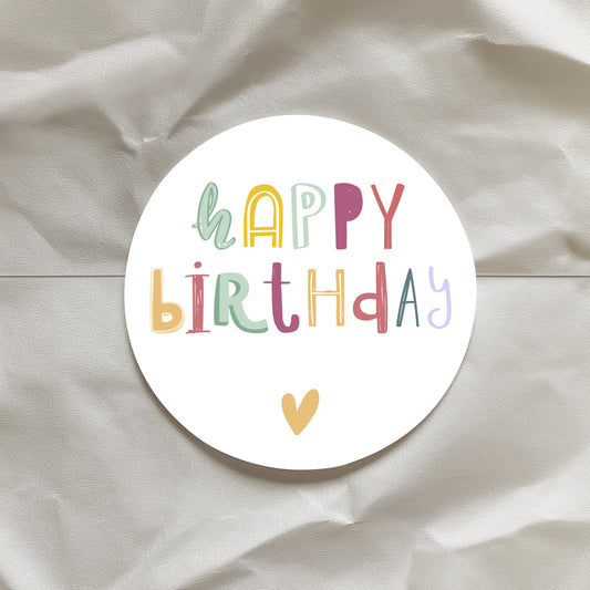 Aufkleber Happy Birthday - "Julia"