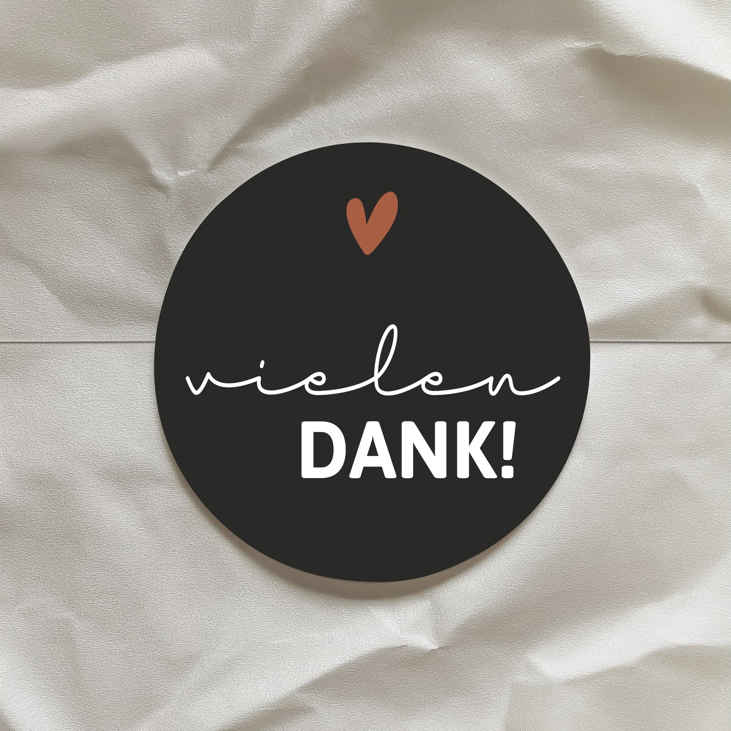 Aufkleber Vielen Dank - "Verena"