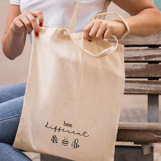 Baumwolltasche Bee different - „Ella“